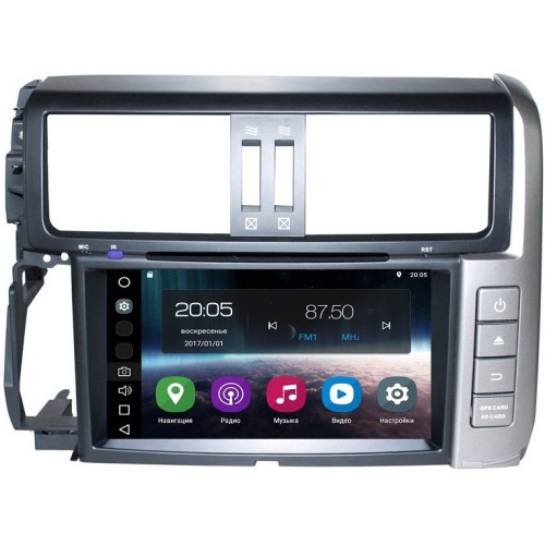 Магнитола FarCar S200 для Toyota Land Cruiser Prado 150 2009-2013 на Android 8.0 (V065)