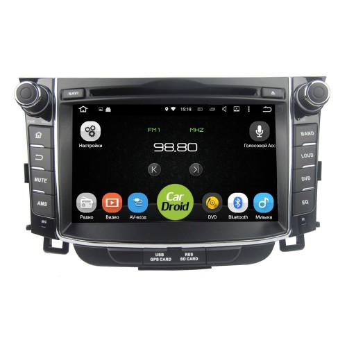 Штатная магнитола Roximo CarDroid RD-2004 для Hyundai i30 2, 2012, GD 2012-2017 (Android 9.0)