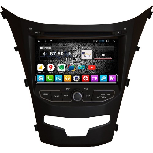 Штатная магнитола DayStar DS-7006HD для SsangYong Actyon 2014+ на Android 9.0