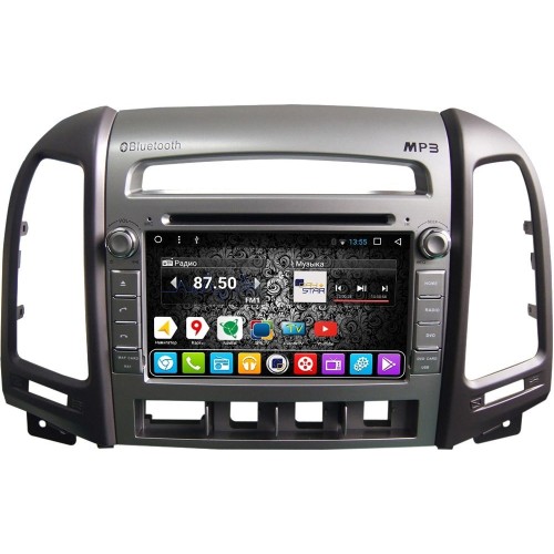 Штатная магнитола DayStar DS-7113HD для Hyundai Santa Fe II 2006-2010 на Android 9.0