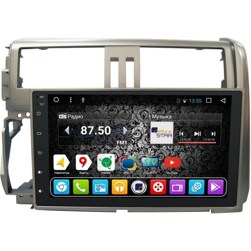 Штатная магнитола DayStar DS-7041HB для Toyota Land Cruiser Prado 150 на Android 9.0