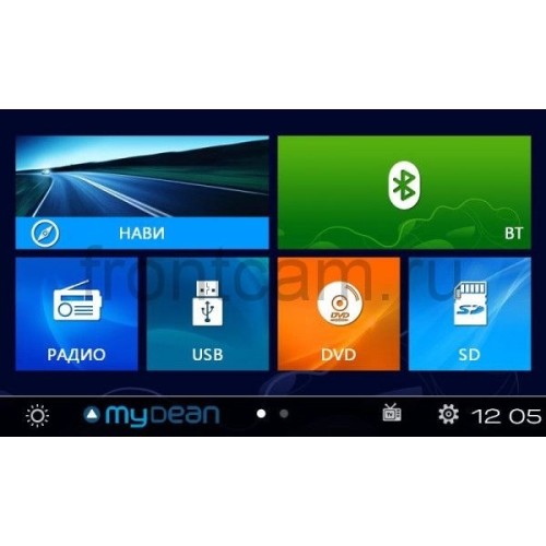 Штатное головное устройство MyDean 2209 для Hyundai Santa Fe (2013-)