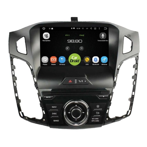 Штатная магнитола Roximo CarDroid RD-1701D для Ford Focus 3 2011-2016 дорестайл (Android 9.0) DSP