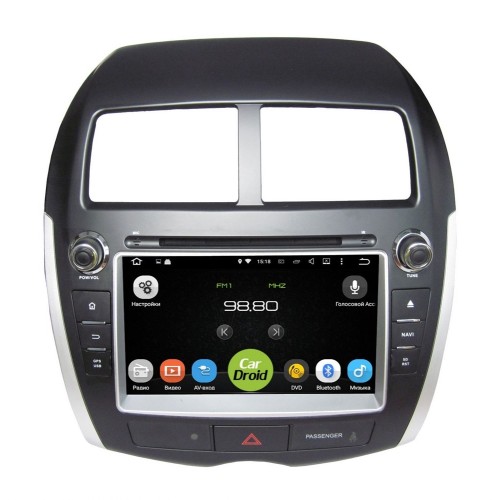 Штатная магнитола Roximo CarDroid RD-2604 для Mitsubishi ASX (Android 9.0)