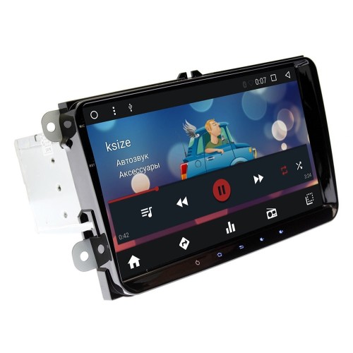 Штатная магнитола Wide Media WM-CF3021NB для Volkswagen универсальная 9