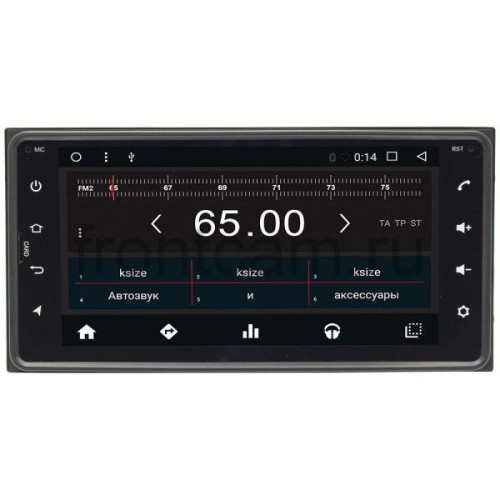 Штатная магнитола Wide Media WM-KR6954MA для Toyota, Daihatsu универсальная (200x100 мм) Android 6.0.1