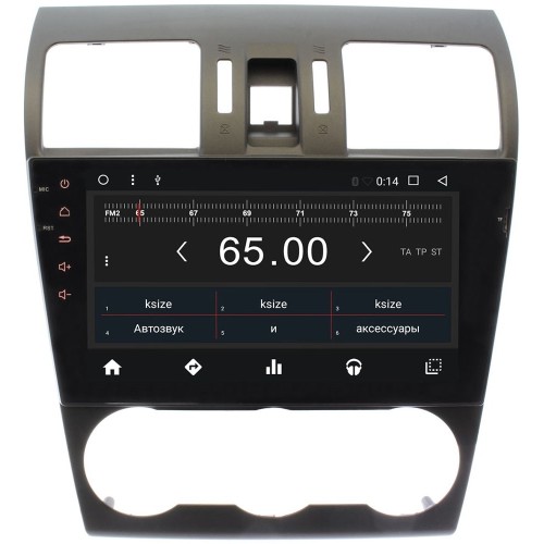 Штатная магнитола Wide Media WM-KR9063NC для Subaru Forester IV, Impreza 2011-2015 Android 7.1.2