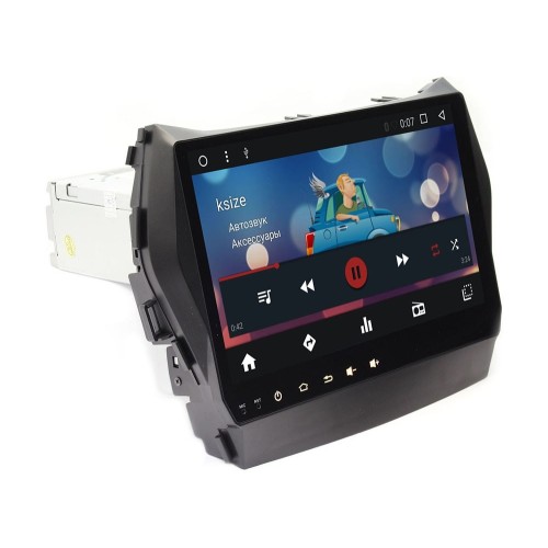 Штатная магнитола Wide Media WM-KR9054NC для Hyundai Santa Fe III 2012-2017 Android 7.1.2