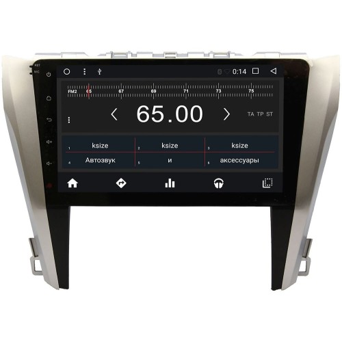 Штатная магнитола Wide Media WM-KR1026NC для Toyota Camry V55 2014-2017 Android 7.1.2