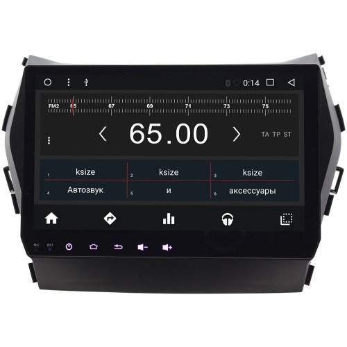 Штатная магнитола Wide Media WM-KR9054MA для Hyundai Santa Fe III 2012-2017 Android 6.0.1