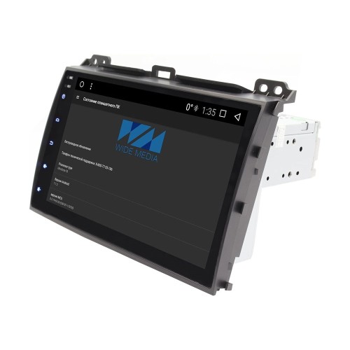Штатная магнитола Wide Media WM-KR9031NC для Lexus GX 2002-2009 (внешний усилитель) на Android 7.1.2