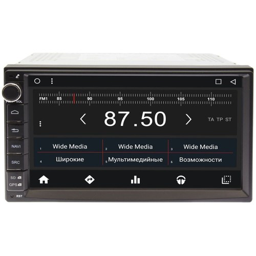 Штатная магнитола Wide Media WM-VS7A707MA для Nissan Juke, Qashqai, X-Trail, Almera, Terrano Android 6.0.1