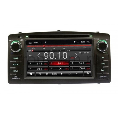 Штатная магнитола Ksize DVA-VS6A900MD для BYD F3, Toyota Corolla 2000-2007 Android 6.0.1