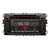 Штатная магнитола Ksize DVA-VS7A600ND для Ford (универсальная, овальная, чёрная) Android 7