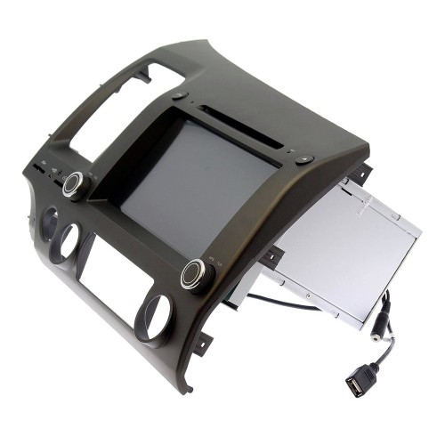 Штатная магнитола Ksize DVA-ZN7019L для Honda Civic 4D 2006-2011 на Android 4.2.2