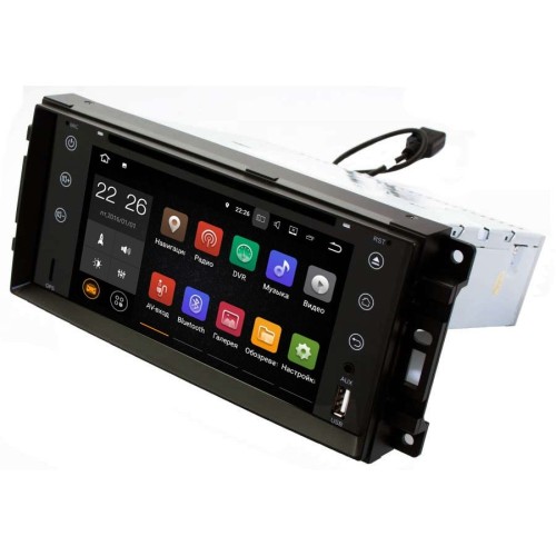 Головное устройство Chrysler 300C, Sebring, Town Country 2006-2016 LeTrun 2139 на Android 7.1.1