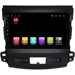 Штатная магнитола Mitsubishi Outlander II (XL) 2006-2012 LeTrun 2148 на Android 7.1.1 Allwinner T3