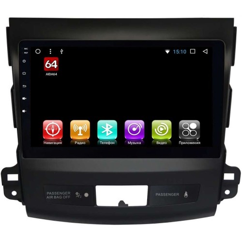 Штатная магнитола Citroen C-Crosser 2007-2013 LeTrun 2148 на Android 7.1.1 Allwinner T3