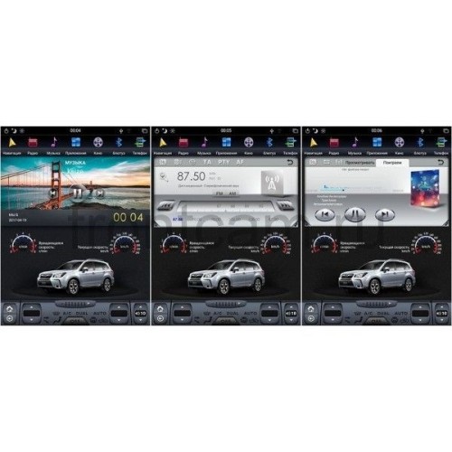 Штатная магнитола Ksize DVA-CF3133NE для Subaru Forester IV, Impreza IV, XV I 2011-2016 Android 7