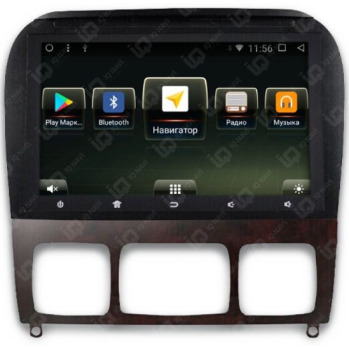 IQ NAVI T58-1004C Mercedes Benz S-class W220 1998-2005 на Android 7.1.2 Octa-Core (8 ядер)