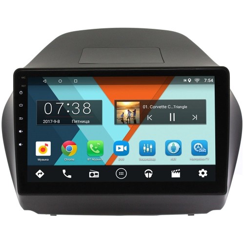 Штатная магнитола Hyundai IX35 2009 - 2015 Wide Media MT1042MF-1/16 для авто без Navi но с камерой