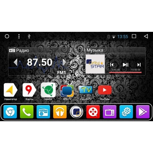 Штатная магнитола DayStar DS-7011HD для Hyundai Solaris 2010+ на Android 9.0
