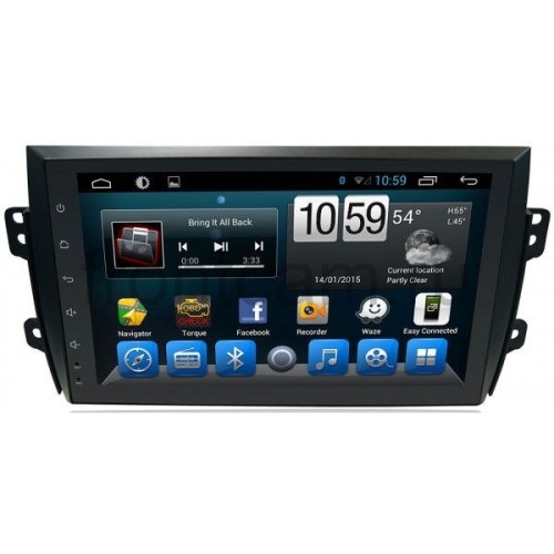 Штатная магнитола CarMedia KR-9026-T8 Suzuki SX4 I 2006-2014 на Android 9.0