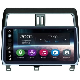 Магнитола FarCar S200 для Toyota LC Prado 150 2017-2020 на Android 8.0 (V1053R-DSP)