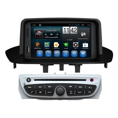 Штатная магнитола CarMedia KR-7084-T8 Renault Megane III, Fluence I 2009-2016 на Android 9.0