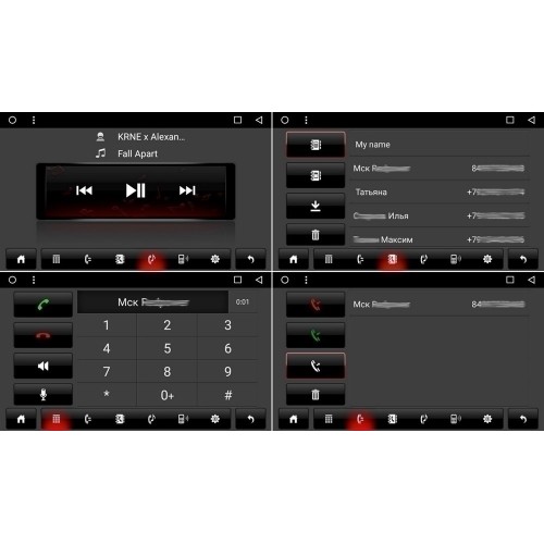Штатная магнитола CarMedia KR-9010-at Renault Kaptur 2016-2020 (климат) на Android 9.0