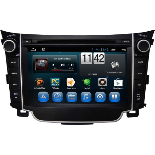 Штатная магнитола CarMedia KR-7036-T8 Hyundai i30 II 2012-2017 на Android 9.0