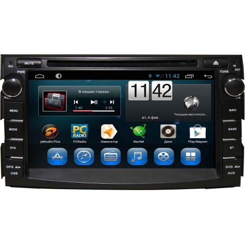 Штатная магнитола CarMedia KR-7042-T8 Kia Ceed I 2010-2012 на Android 9.0