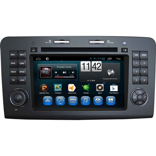 Штатная магнитола CarMedia KR-7014-T8 Mercedes GL-klasse (X164) 2006-2012, ML-klasse (W164) 2005-2011 на Android 9.0