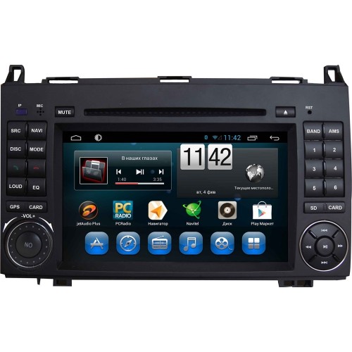 Штатная магнитола CarMedia KR-7075-T8 Mercedes A-klasse (W169) 2004-2012, B-klasse (W245) 2005-2011, Vito ll (W639) 2006-2014, Vito III (W447) 2014-2024, Viano ll (W639) 2006-2014, Sprinter на Android 9.0