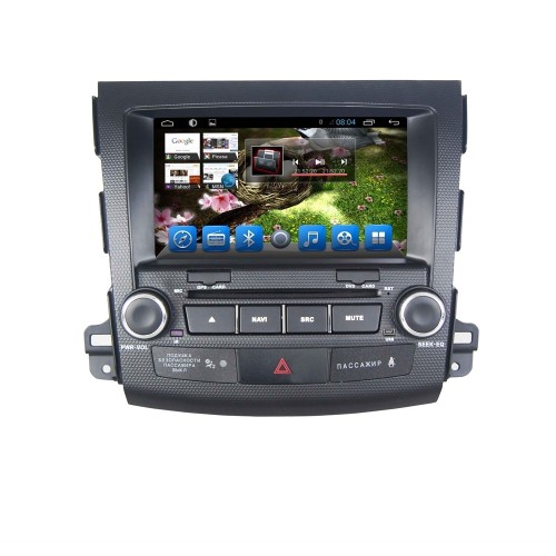 Штатная магнитола CarMedia KR-8007-T8 Peugeot 4007 2007-2012 на Android 9.0