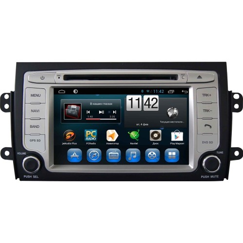 Штатная магнитола CarMedia KR-7023-T8 Suzuki SX4 I 2006-2014 на Android 9.0