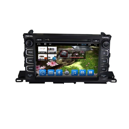 Штатная магнитола CarMedia KR-9003-T8 Toyota Highlander (U50) 2014-2019 на Android 9.0
