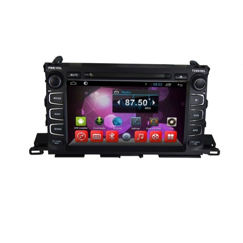 Штатная магнитола CarMedia KR-9003-T8 Toyota Highlander (U50) 2014-2019 на Android 9.0