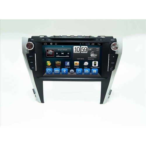 Штатная магнитола CarMedia KR-9005-T8 Toyota Camry V55 2014-2018 на Android 9.0
