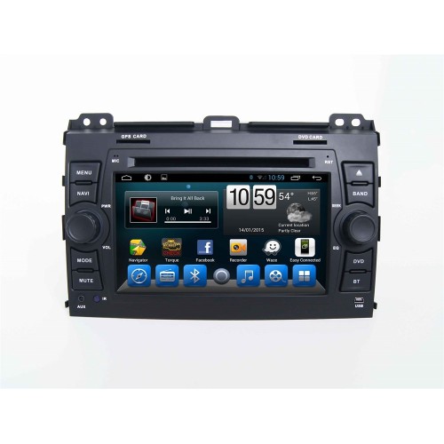 Штатная магнитола CarMedia KR-7095-T8 Toyota LC Prado 120 2002-2009 на Android 9.0