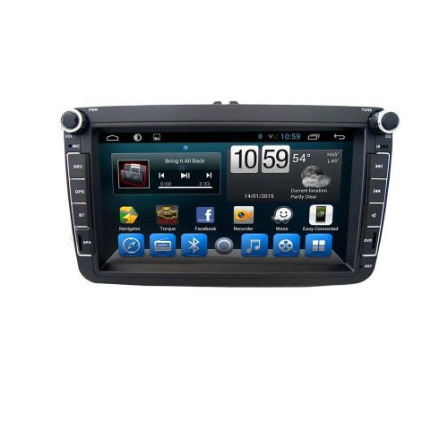 Штатная магнитола CarMedia KR-8087-T8 Seat Altea, Leon, Alhambra на Android 9.0