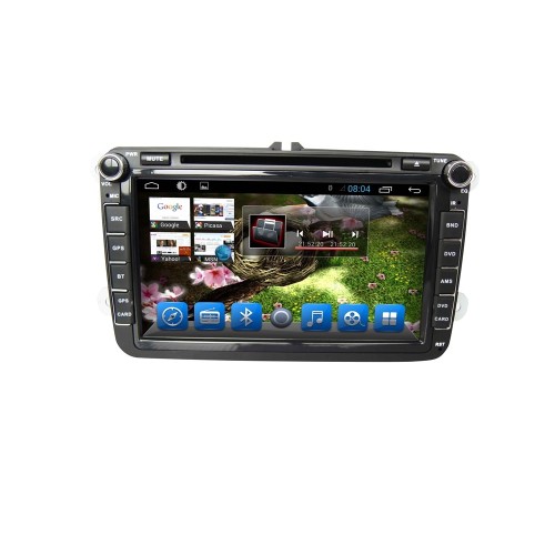 Штатная магнитола CarMedia KR-8051-T8 Skoda Fabia, Superb, Rapid, Octavia, Yeti на Android 9.0