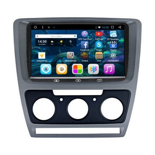 Штатная магнитола Vomi VM1688-T8 SKOCe для Skoda Octavia II (A5) 2004-2013 (кондиционер) на Android 7.1.2