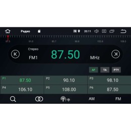 Штатная магнитола Hyundai Santa Fe III 2012-2018 LeTrun 2545 на Android 7.1.1 Allwinner T3