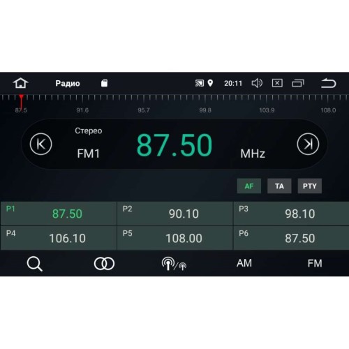 Штатная магнитола Hyundai Santa Fe III 2012-2018 LeTrun 2545 на Android 7.1.1 Allwinner T3