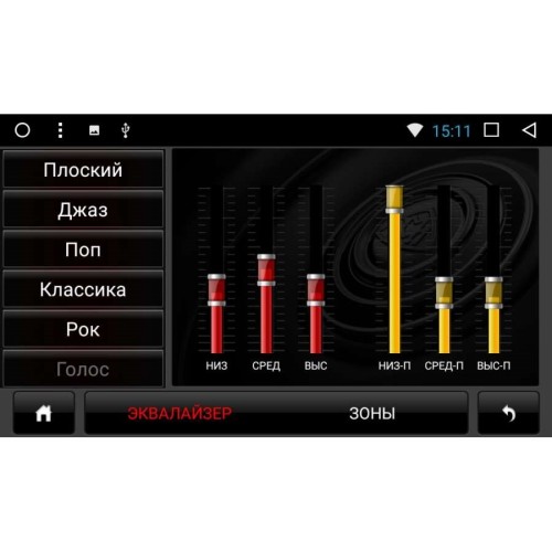 Штатная магнитола Hyundai Sonata VI (YF) 2009-2014 LeTrun 2109 на Android 7.1.1 Allwinner T3