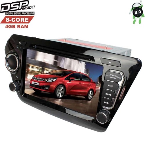Штатная магнитола Kia Rio III 2011-2017 LeTrun 2531 DSP на Android 8.0