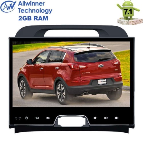 Штатная магнитола Kia Sportage III 2010-2016 LeTrun 2382 на Android 7.1.1 Allwinner T3