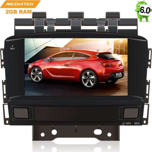 Штатная магнитола Opel Astra J 2010-2016 LeTrun 2314 на Android 6.0.1 8 дюймов (4G LTE 2GB)