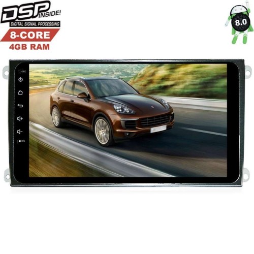 Штатная магнитола Porsche Cayenne I (955) 2002-2006, Cayenne I (957) 2007-2010 LeTrun 2430 DSP на Android 8.0